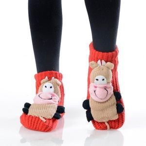 3D Kid Animal Slippers Pig
